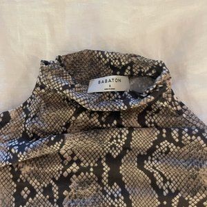Aritzia - Babaton Snake Print Turtleneck
